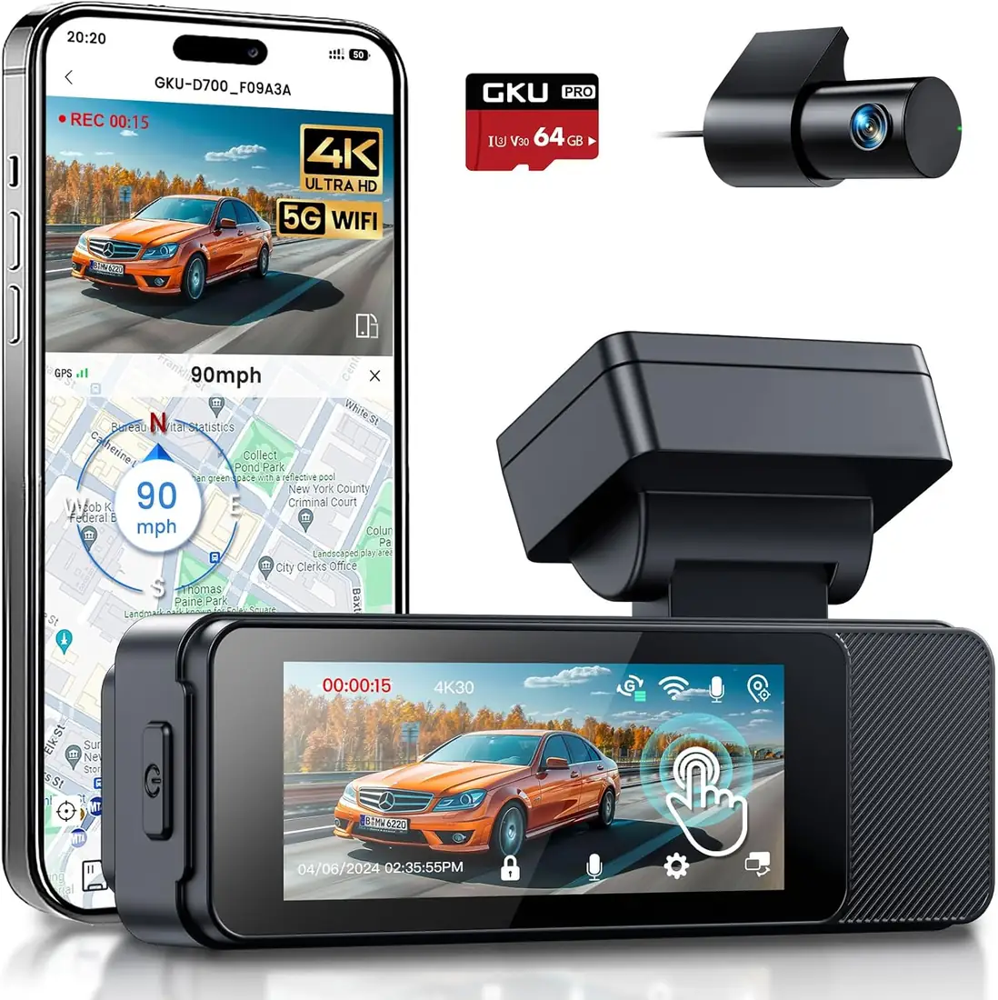 D700 dash camera